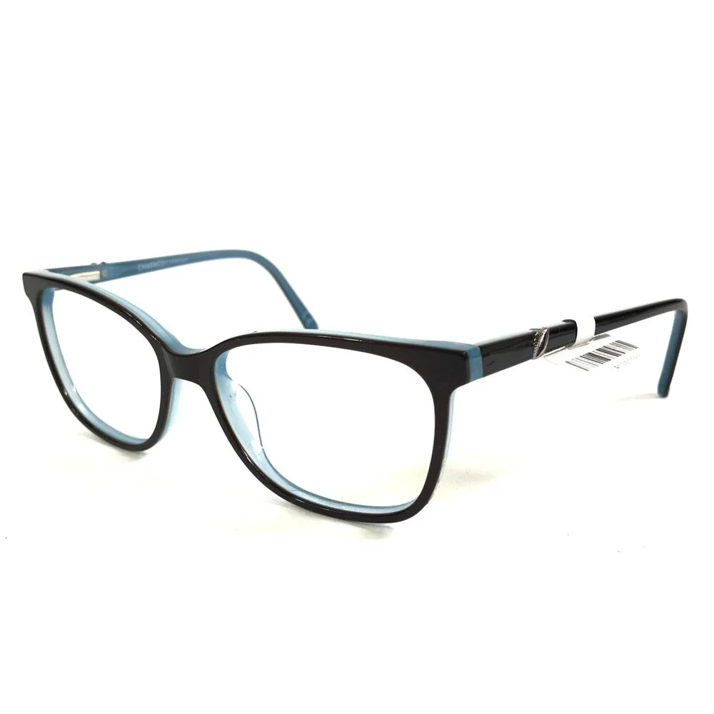 Charmed Eyewear Eyeglasses Frames CM4008 Brown Blue Cat Eye Full Rim 53-15-140